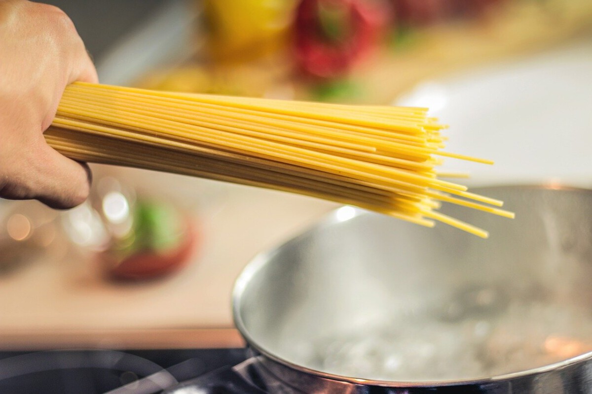 Snelle makkelijke pasta met groente