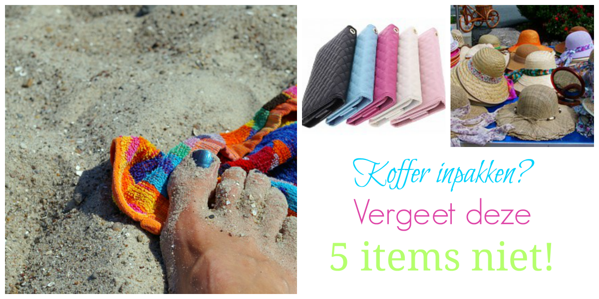 Koffer inpakken? Vergeet deze 5 items niet!