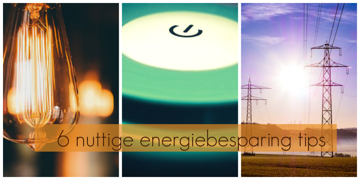 6 nuttige energiebesparing tips