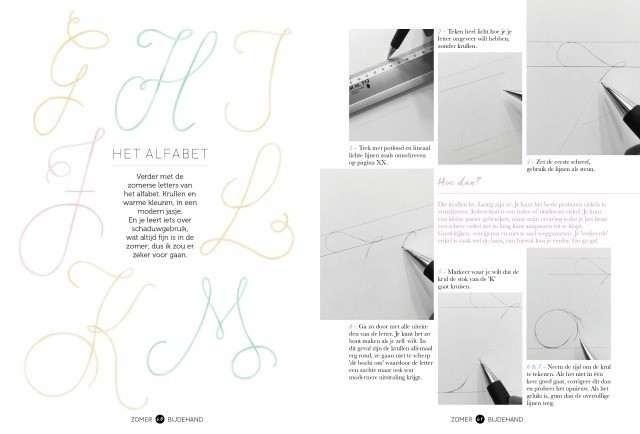 Inspiratie voor handlettering en tekenen in Bijdehand 