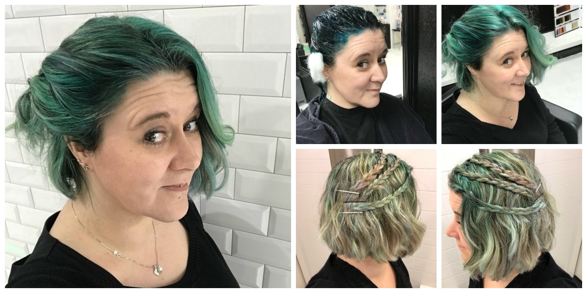Happy new hair groen haar