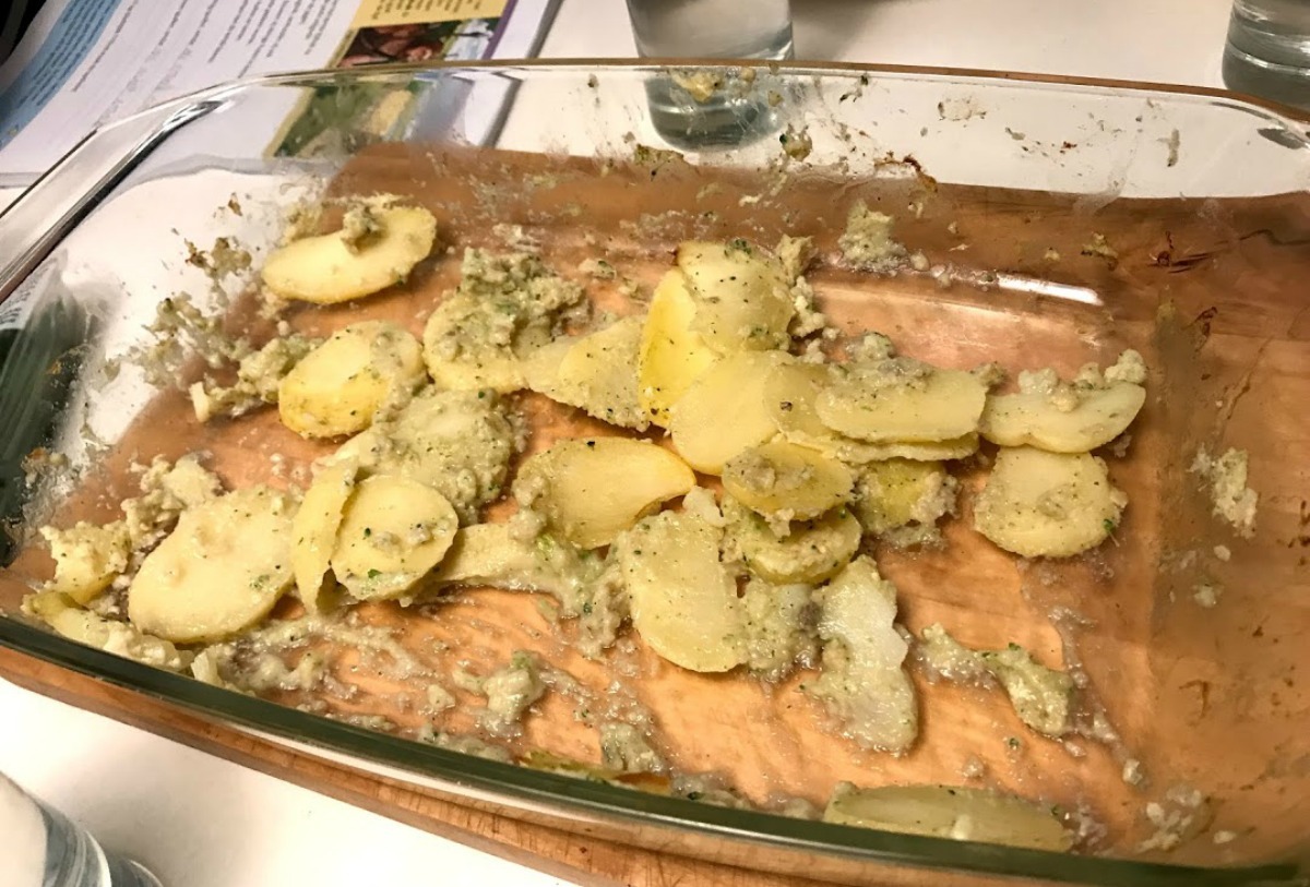 Makkelijke ovenschotel met broccoli en bloemkool