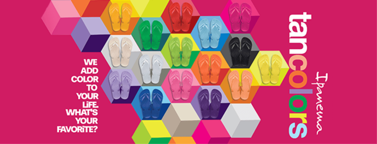 Tan Colors voor kids, duurzame vegan slippers, flipflops, Ipanema slippers voor kinderen