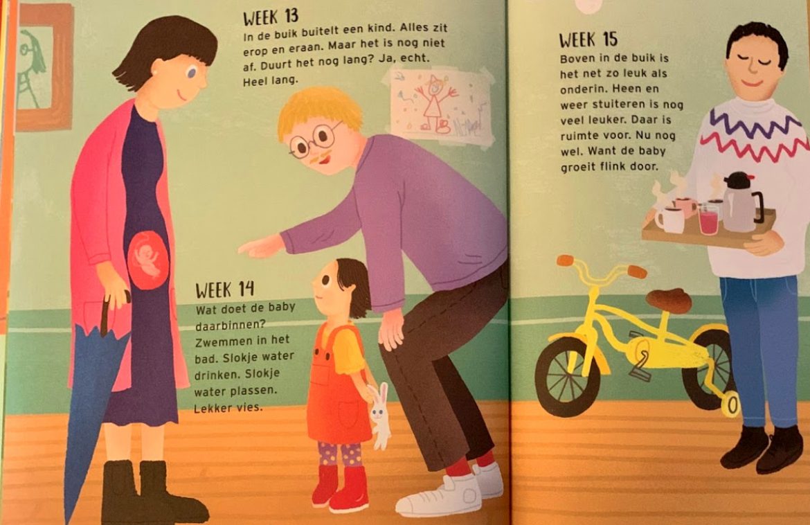 Prentenboek voor kinderen over zwangerschap | boekentip kinderen