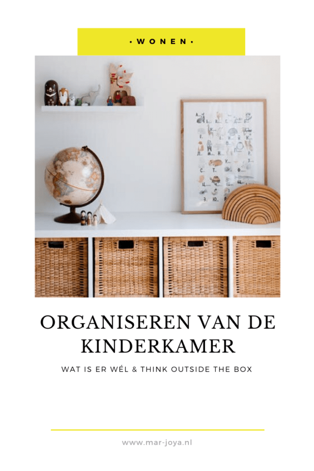 Organiseren van de kinderkamer