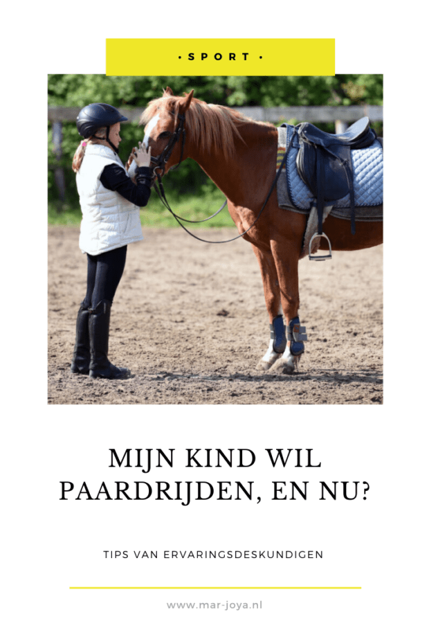 Paardrijles kind