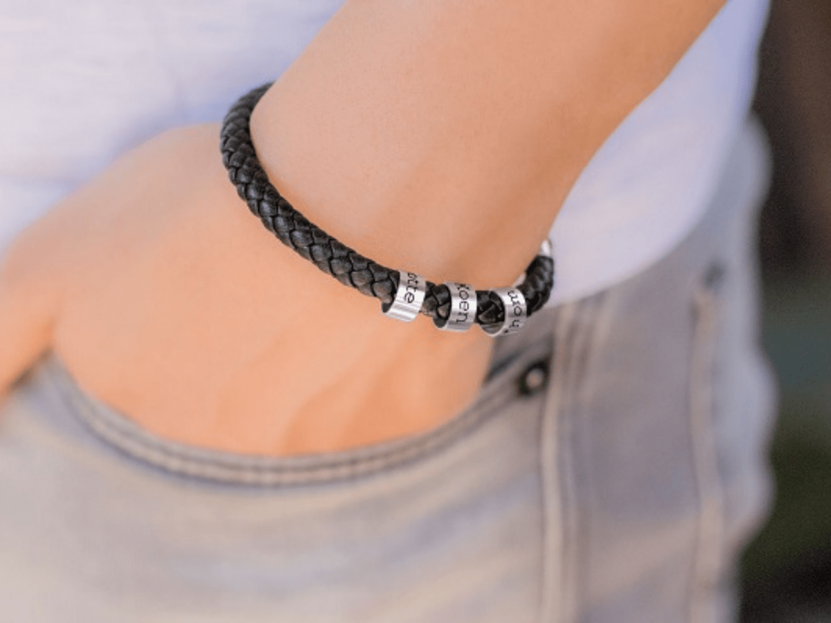 rundleren armband met namen