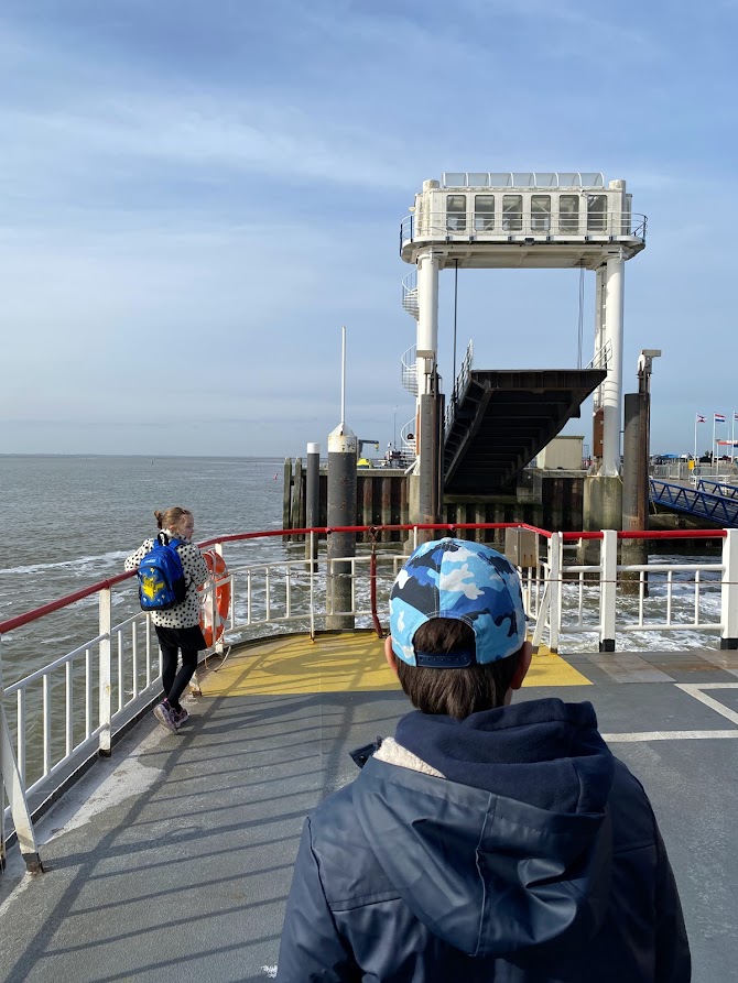 aankomst schiermonnikoog