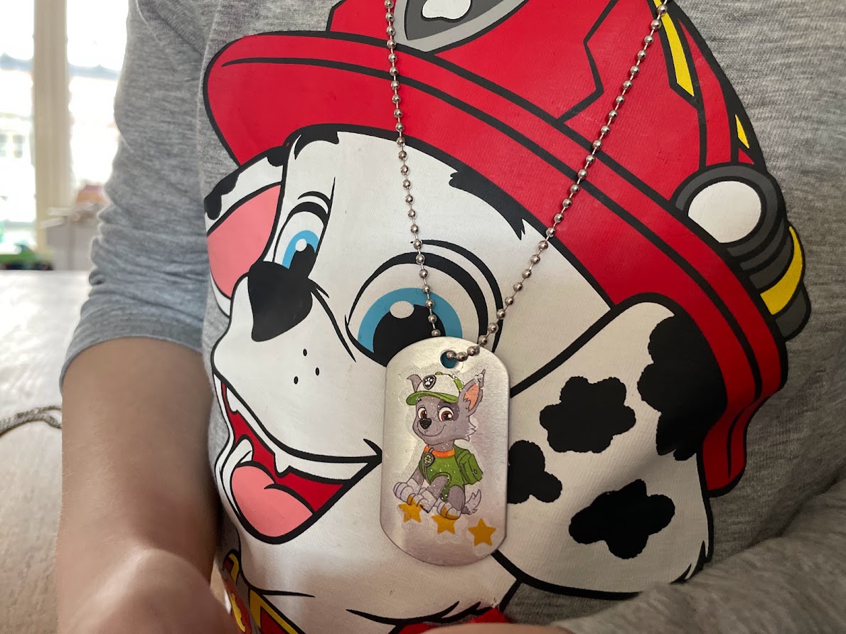 ocky paw patrol pup tag