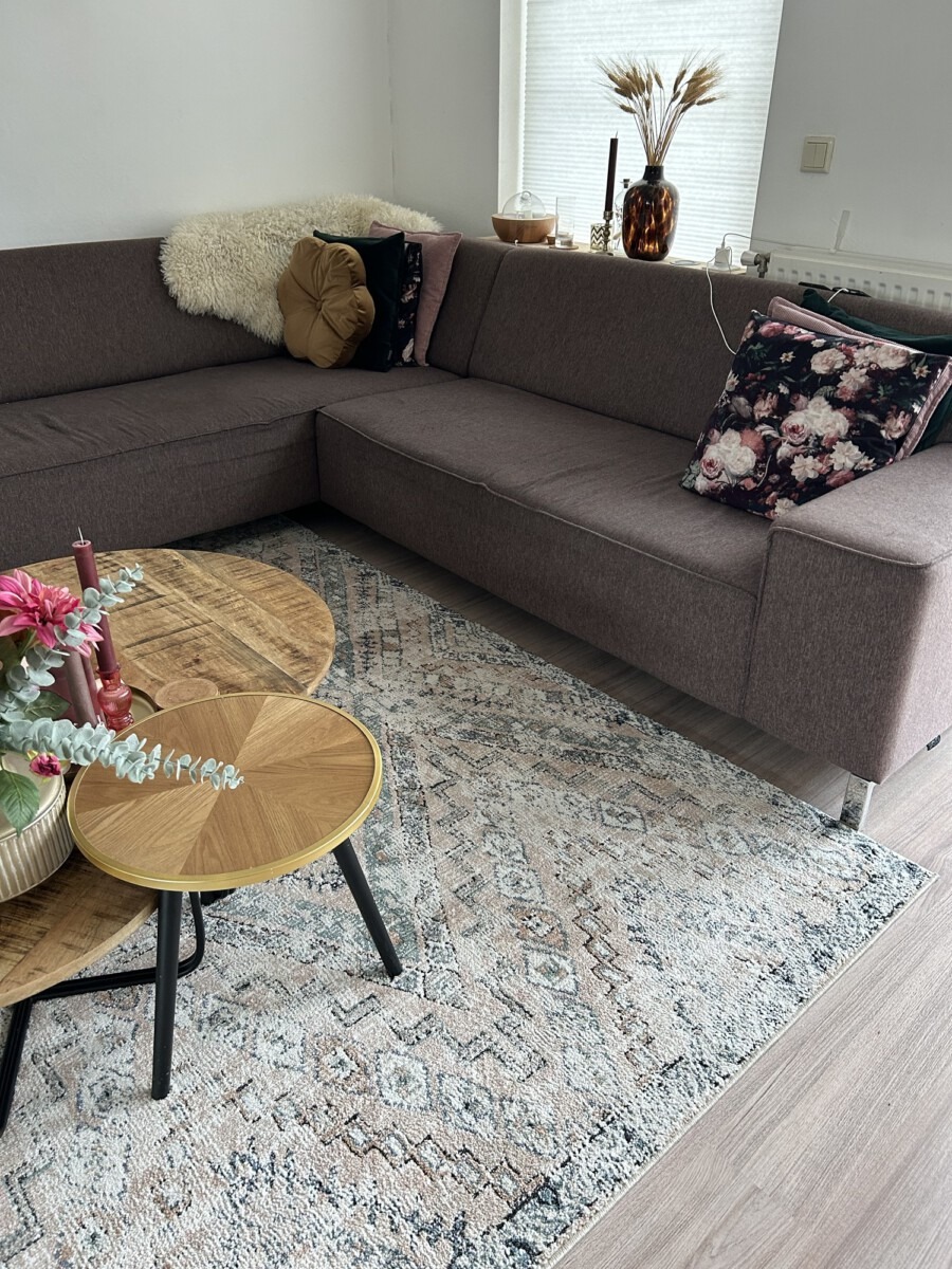 Vloerkleed als woonkamerstyling