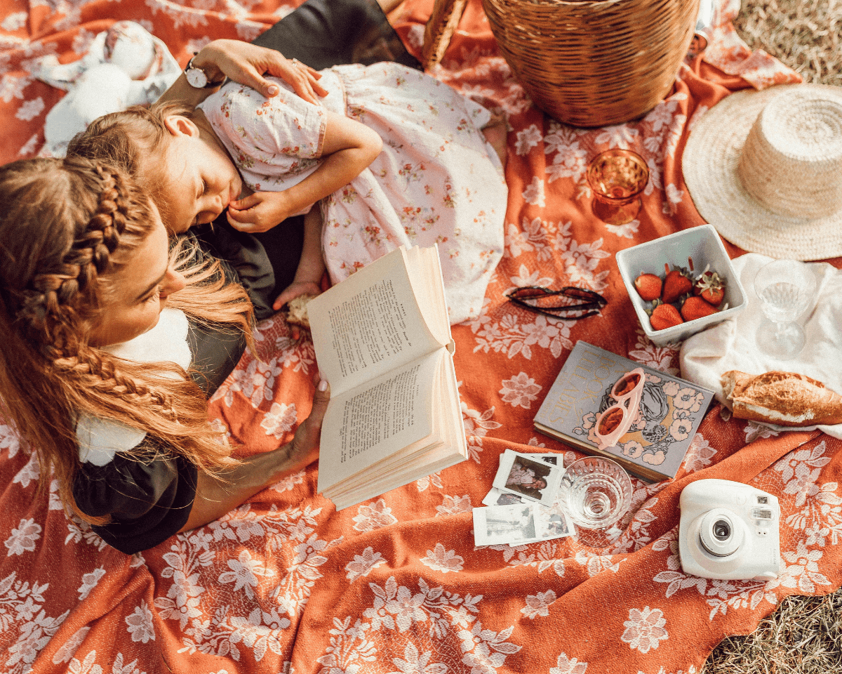 Picknicken in het park