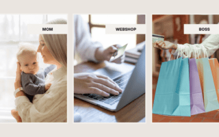 Waarom een webshop starten als moeder ideaal is