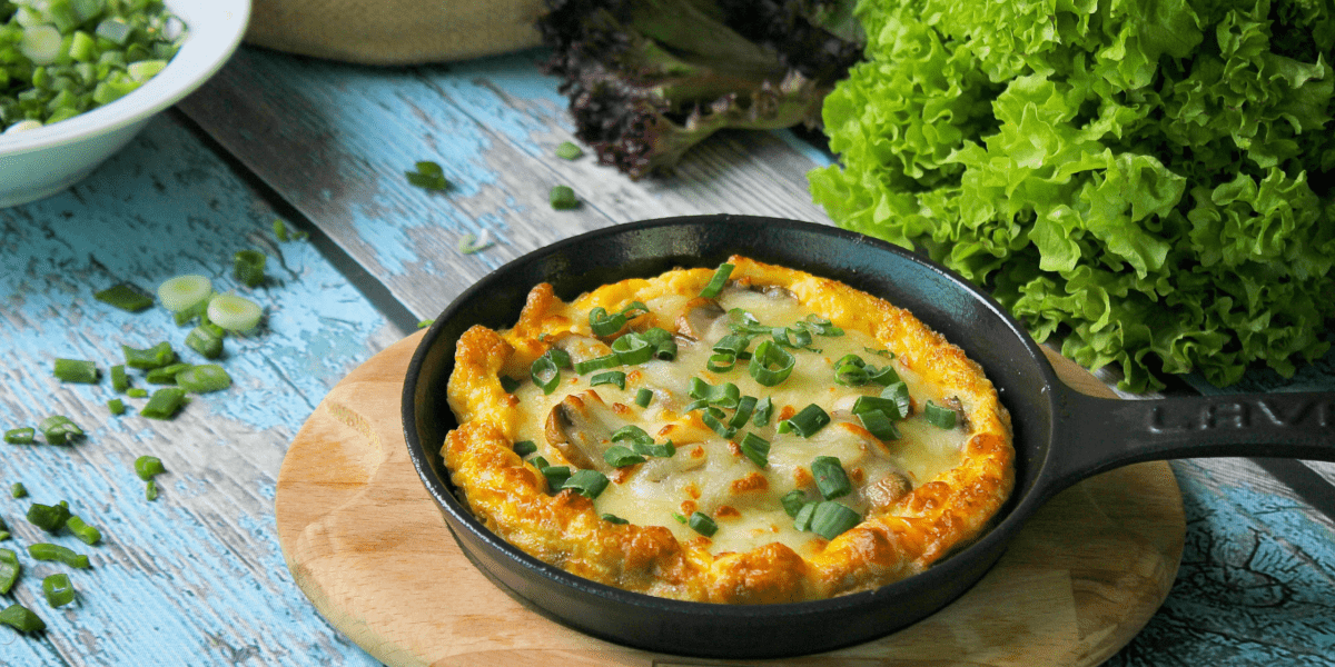 Frittata uit de pan zonder oven
