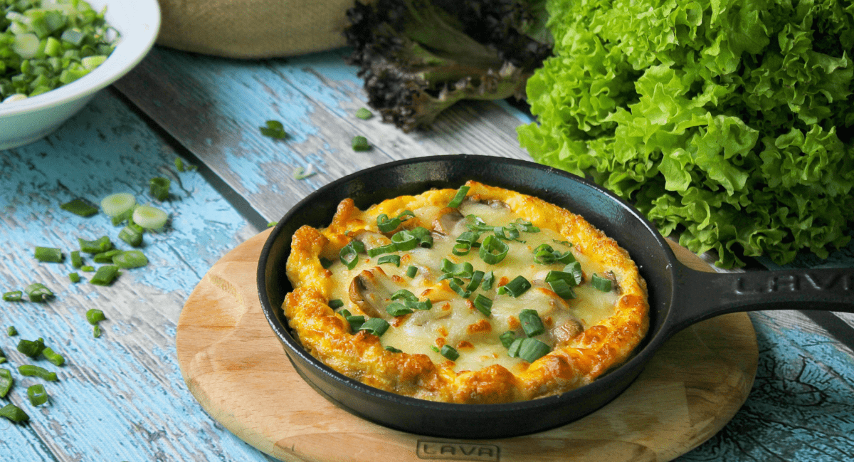 Frittata uit de pan zonder oven
