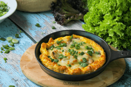 Frittata uit de pan zonder oven