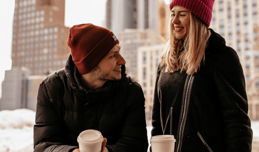 Winterse wandelingen samen om buiten te ontspannen