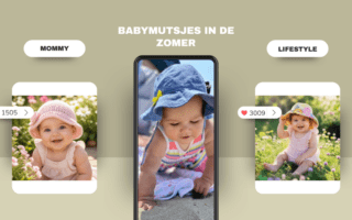 Baby mutsje in de zomer